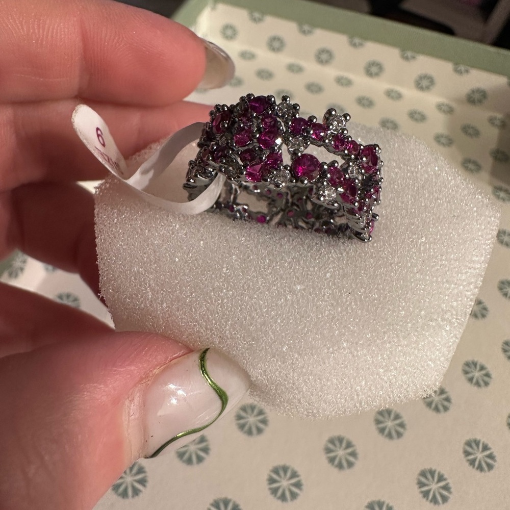 Bomb Party July Birthday Ring- Size 9!